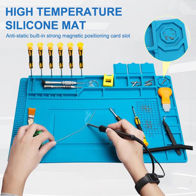 Phone Accessories Repair - Anti-Static Silicone Heat-Resistant Table Mat Magnetic