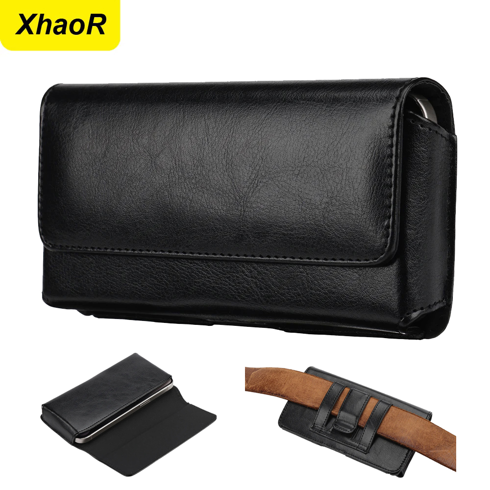 Phone Accessories Men - Universal Leather Belt Clip Bag Case