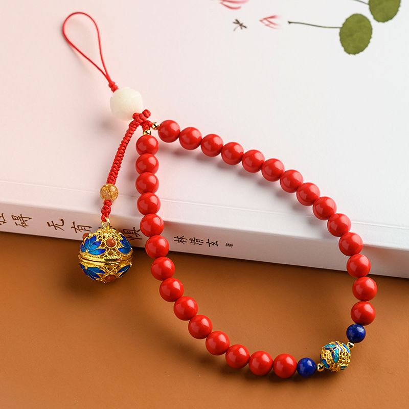 Phone Accessories Ideas - Creative Cinnabar Short Red Lucky Phone