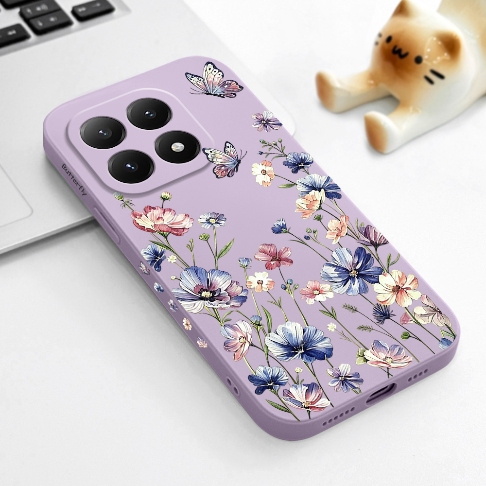 Xiaomi Poco X6 - Butterfly Hush Phone Case For Xiaomi
