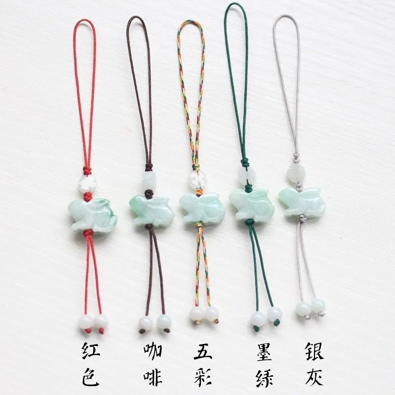 Phone Accessories Men - Customization Natural Emerald Chinese Rabbit DIY