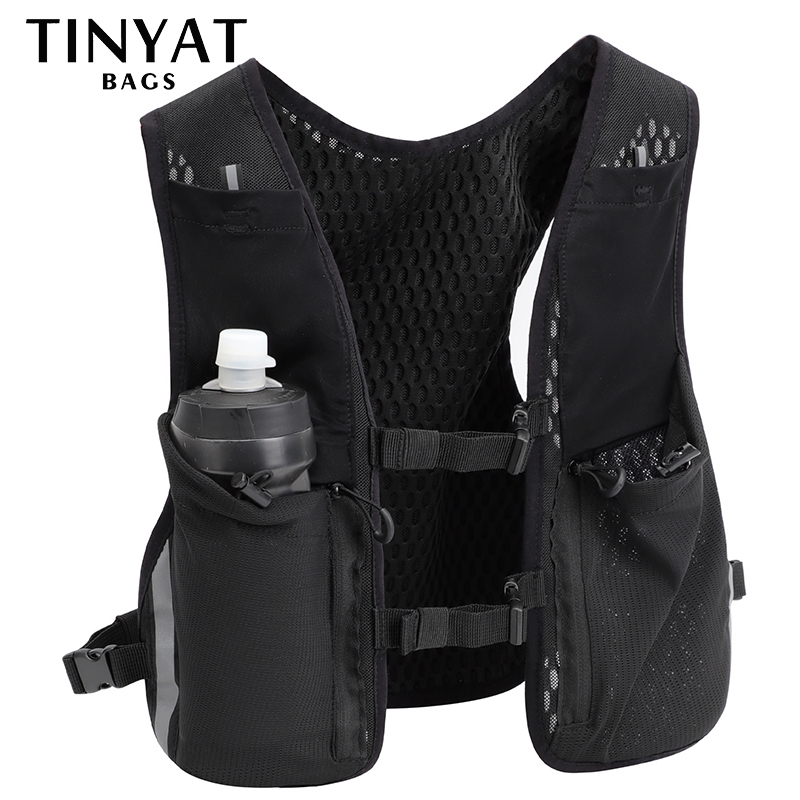 Phone Accessories Men - TINYAT Reflective Multi-function Vest Bag for
