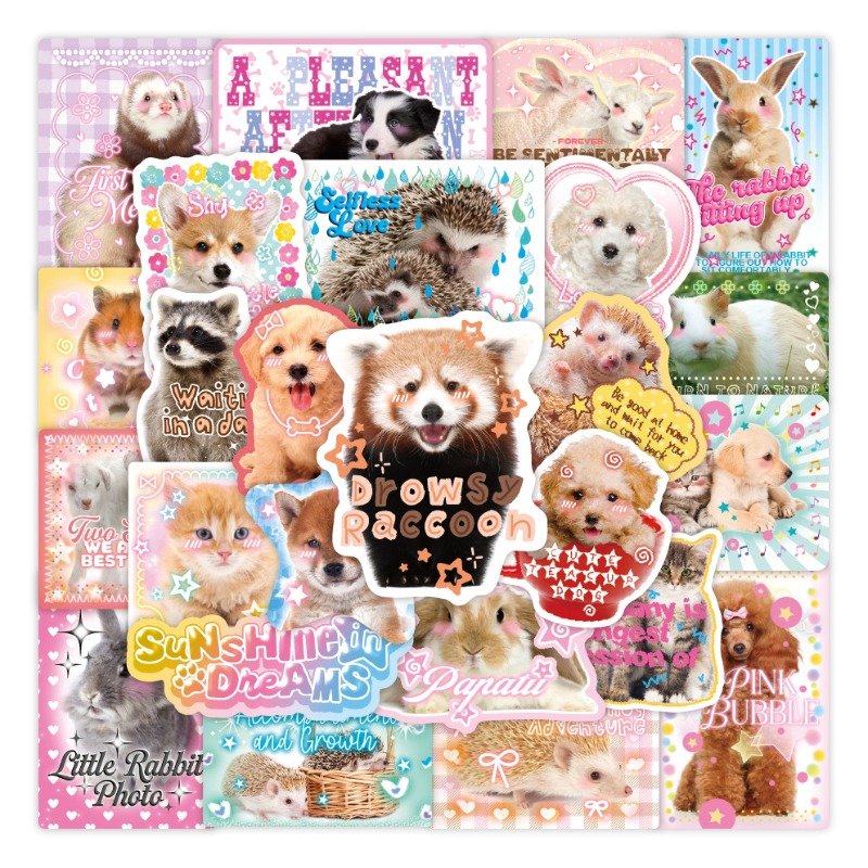 50pcs/set Kawaii Fashion Scrap - Phone Accessories For Kids ulasan dan harga