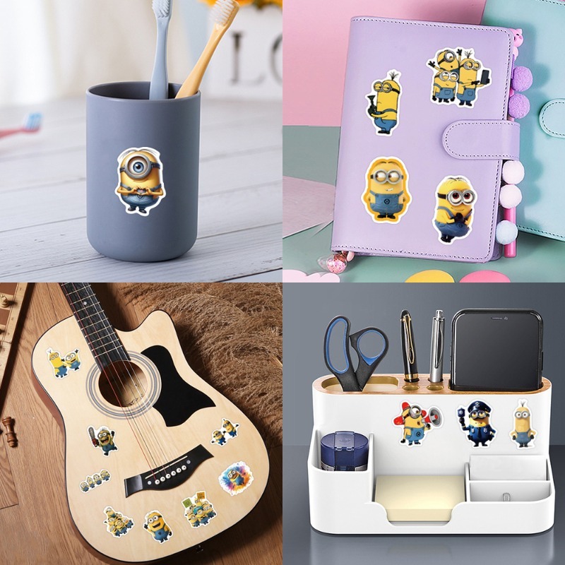 55pcs Minions Cartoon Graffiti - Phone Accessories Ideas ulasan dan harga