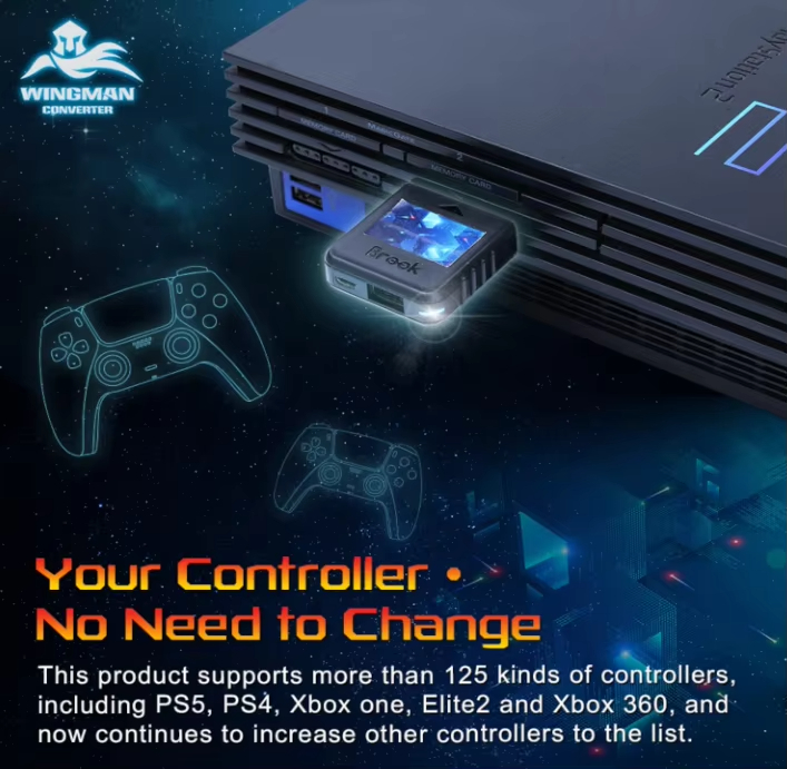 PS2 Wingman Brook Converter fo - Gaming Controller Phone ulasan dan harga
