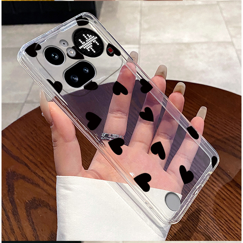 Elegant Trendy Black Love Patt - Phone Accessories Nothing ulasan dan harga