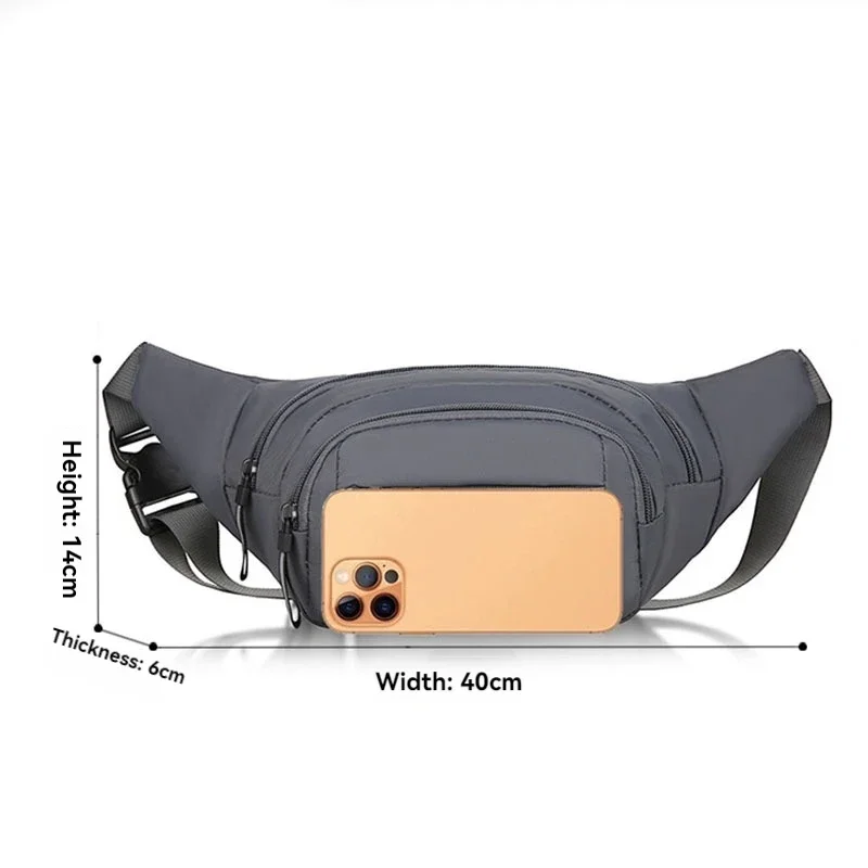 Men Canvas Fanny Waist Packs U - Phone Accessories For Running ulasan dan harga