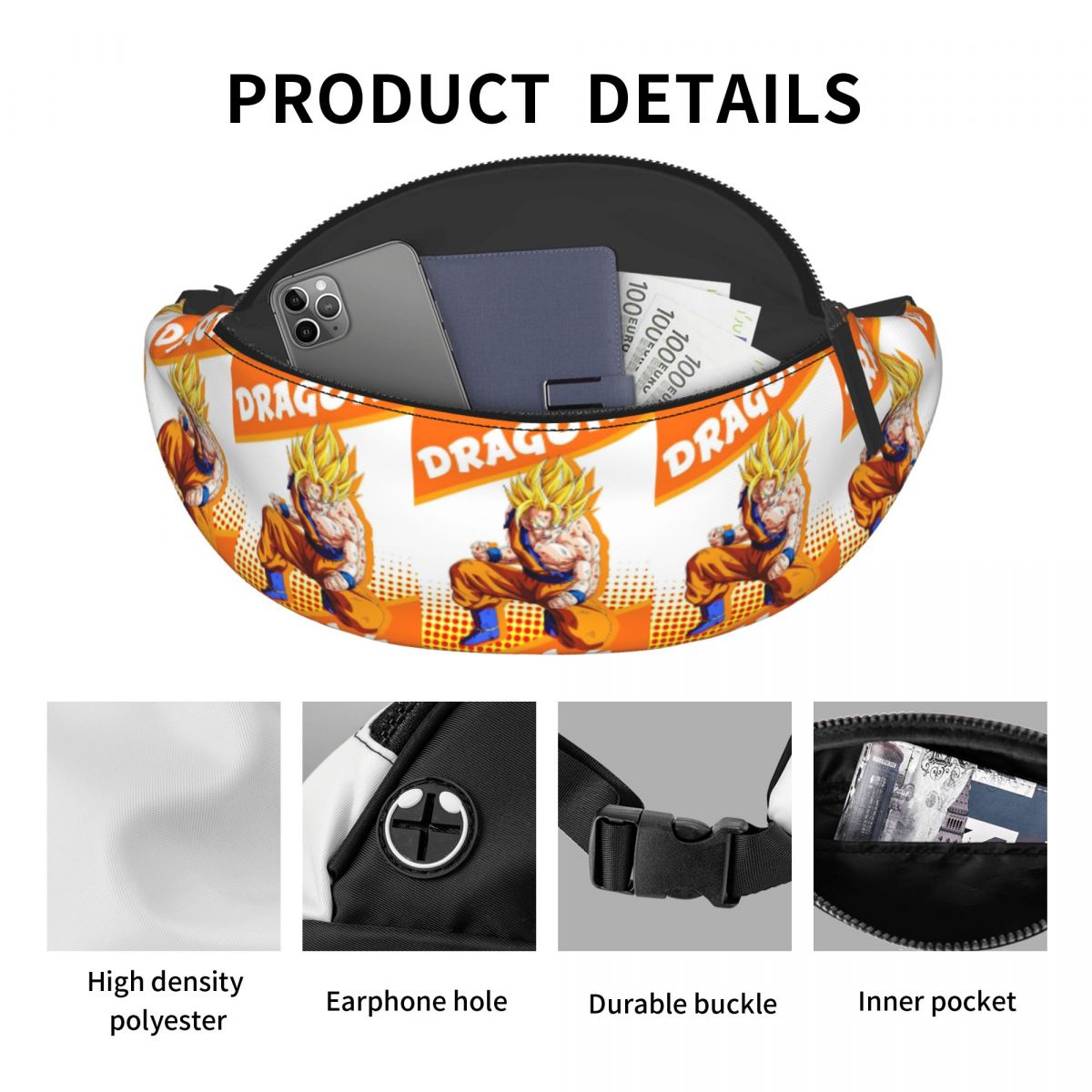 Custom DBZ  G-Gokues Fanny Bag - Phone Accessories For Running ulasan dan harga