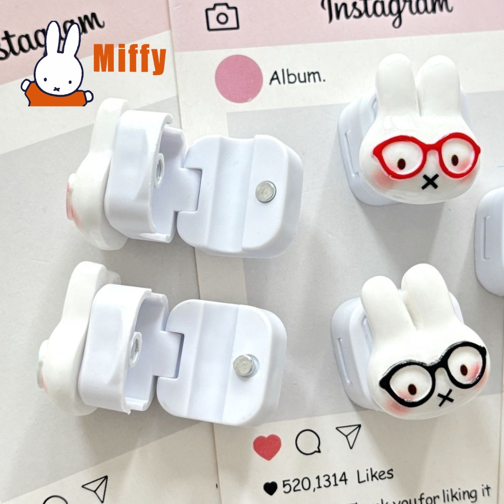 Kawaii Miffy Magnetic Cable Or - Cable Organizer Magnetic ulasan dan harga