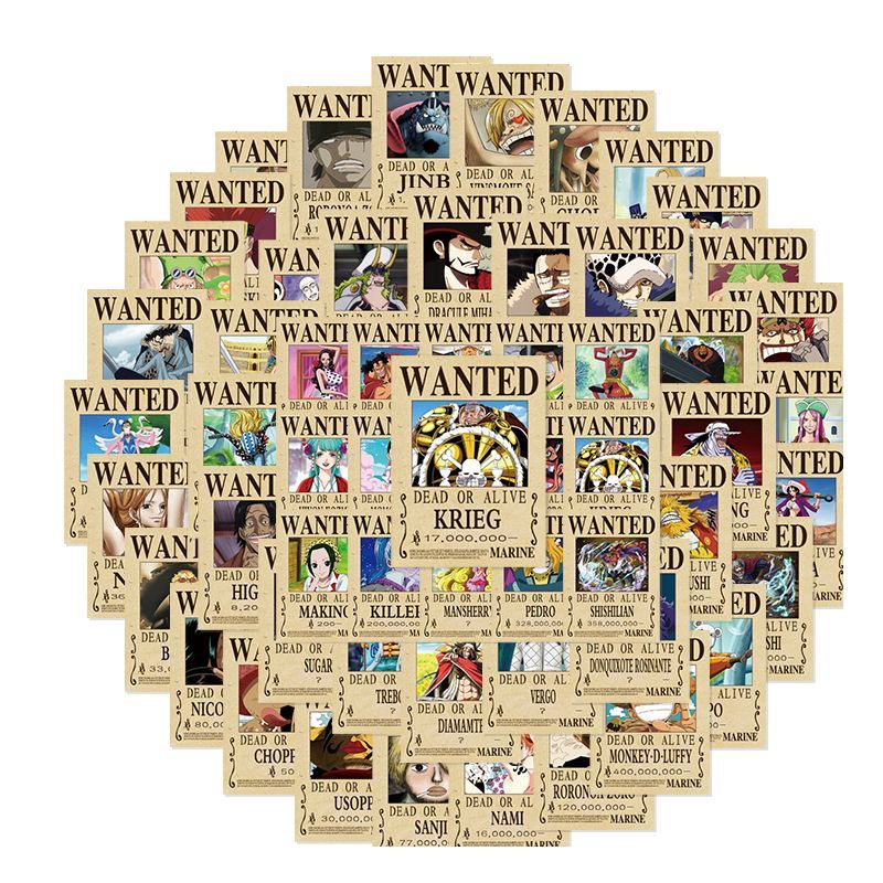 140pcs One Piece Bounty Sticke - Phone Accessories Poster ulasan dan harga