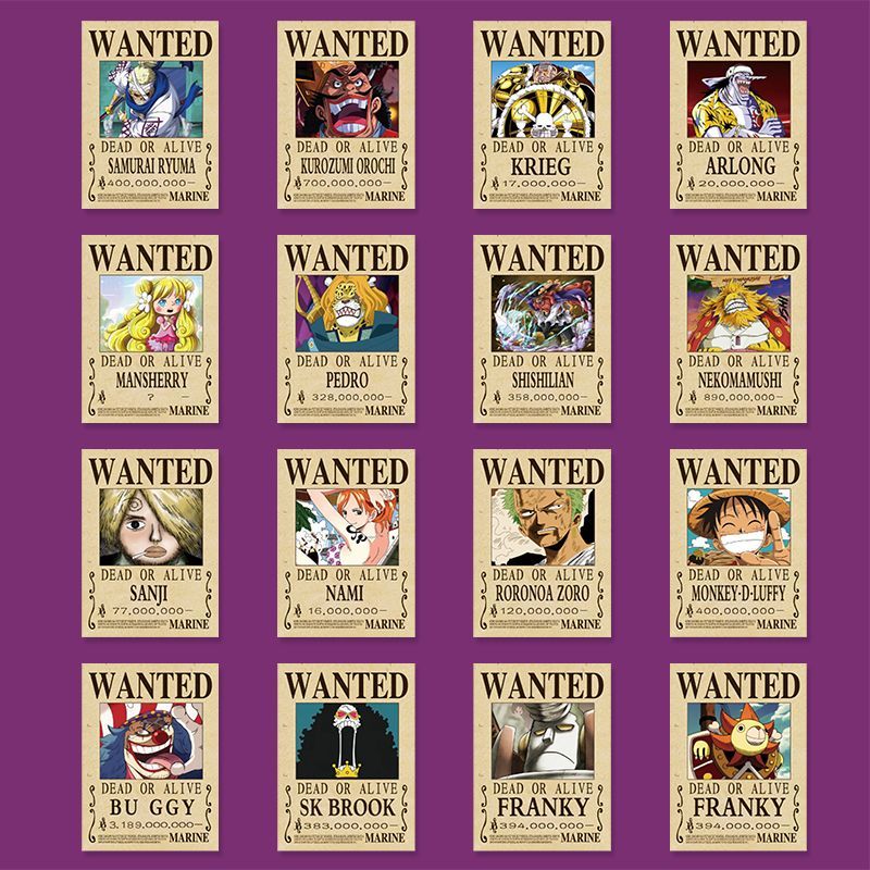140pcs One Piece Bounty Sticke - Phone Accessories Poster ulasan dan harga