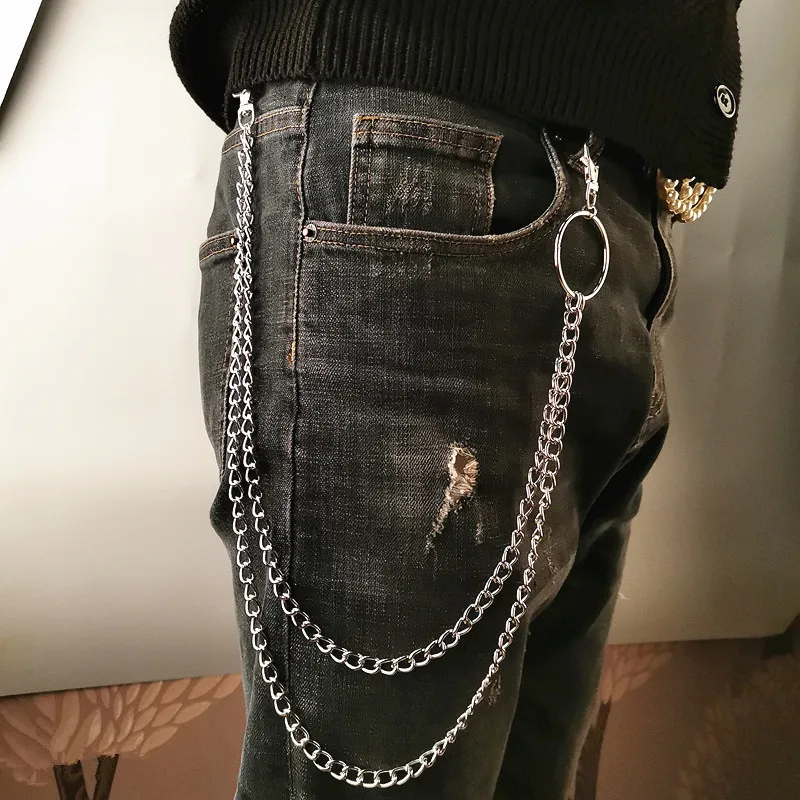 Layer Metal Belt Chain Punk Ho - Phone Accessories Men ulasan dan harga