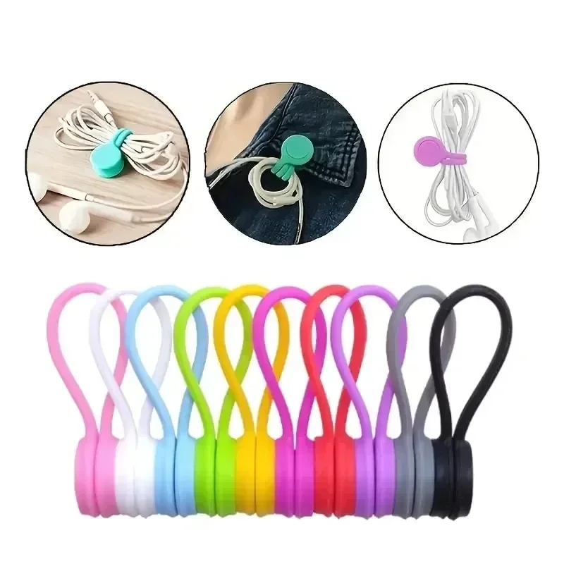 5/3/1PCS Silicone Magnetic Cab - Cable Organizer Magnetic ulasan dan harga