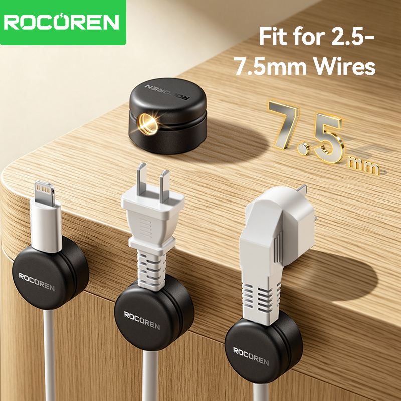 Rocoren rotating base magnetic - Cable Organizer Magnetic ulasan dan harga