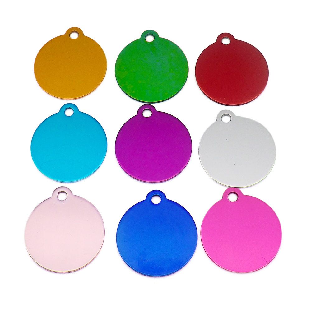 100 pcs Aluminum Cat ID Tag Ro - Phone Accessories Names ulasan dan harga