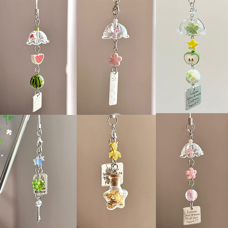 Wind Chime Pendant Keyring Cut - Phone Accessories Ideas ulasan dan harga