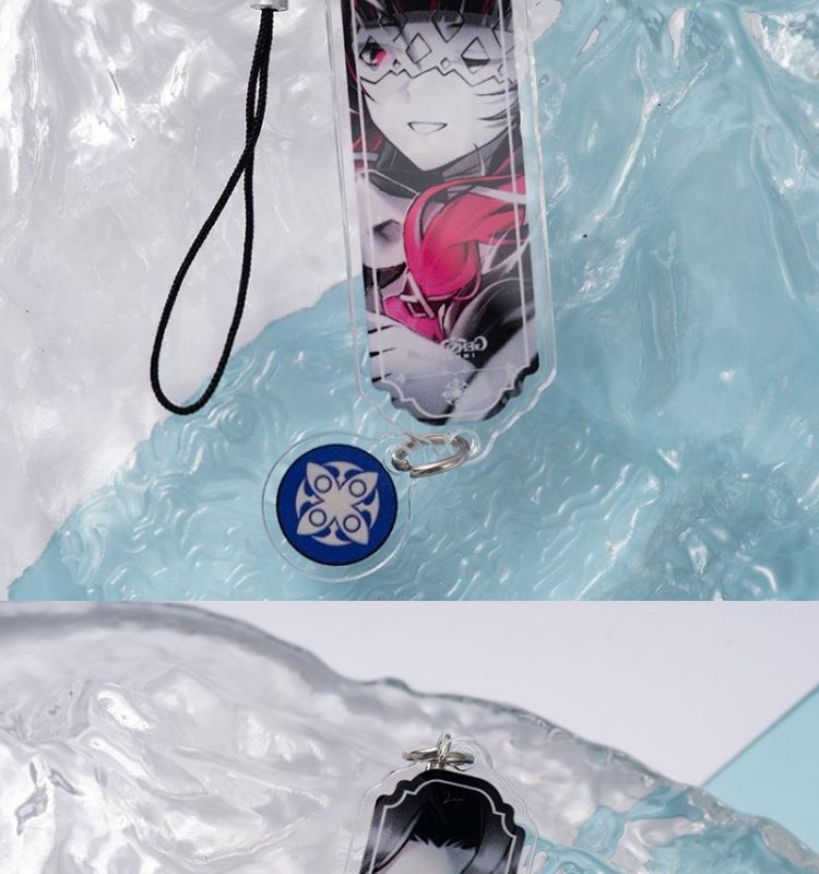 8pcs Anime Keychain Genshin Im - Phone Accessories Jewelry ulasan dan harga