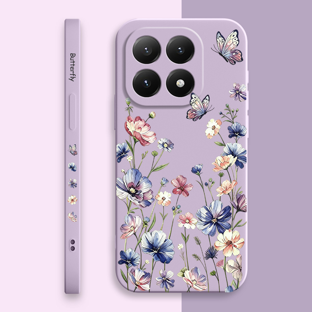 Butterfly Hush Phone Case For  - Xiaomi Poco X6 ulasan dan harga