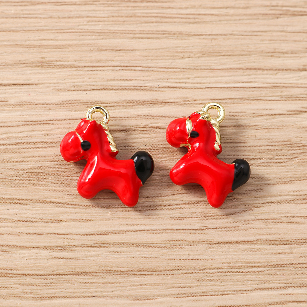 5pcs Cute Small Horse Charms A - Phone Accessories Jewelry ulasan dan harga