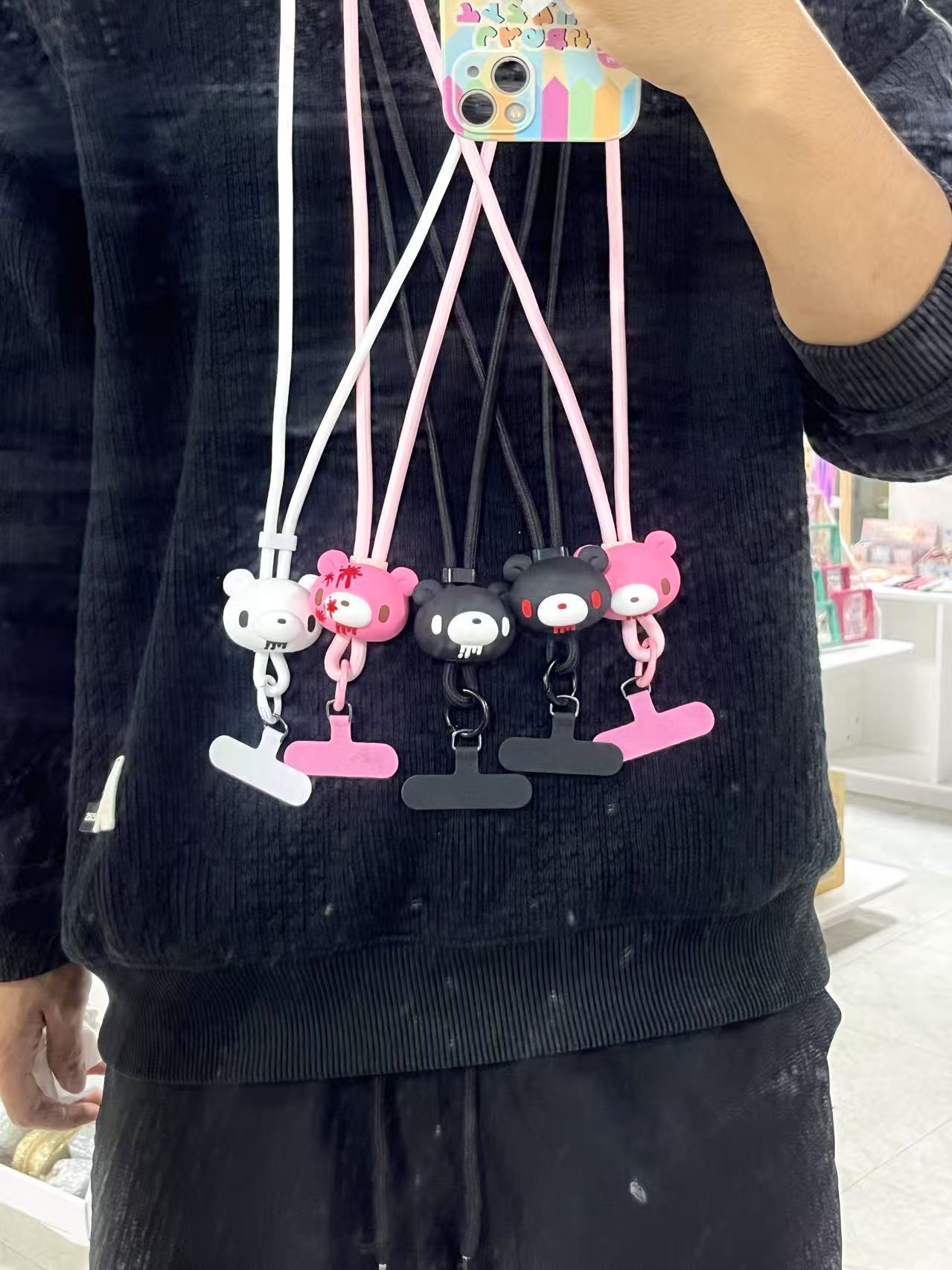 Cute&Edgy 3D Bear Phone Lanyar - Phone Accessories Ideas ulasan dan harga