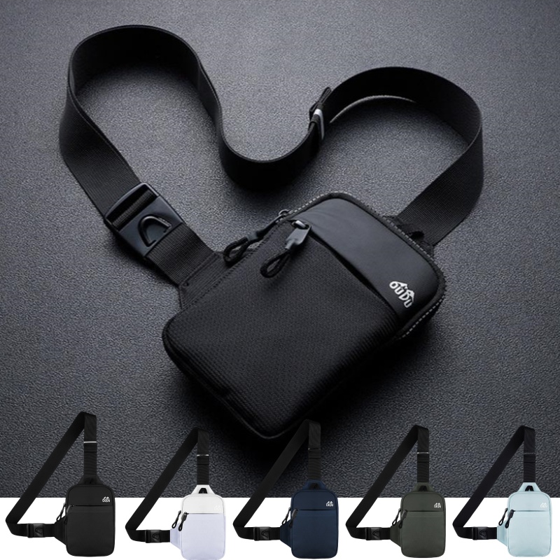 Nylon Waterproof Chest Bag Lar - Phone Accessories For Running ulasan dan harga