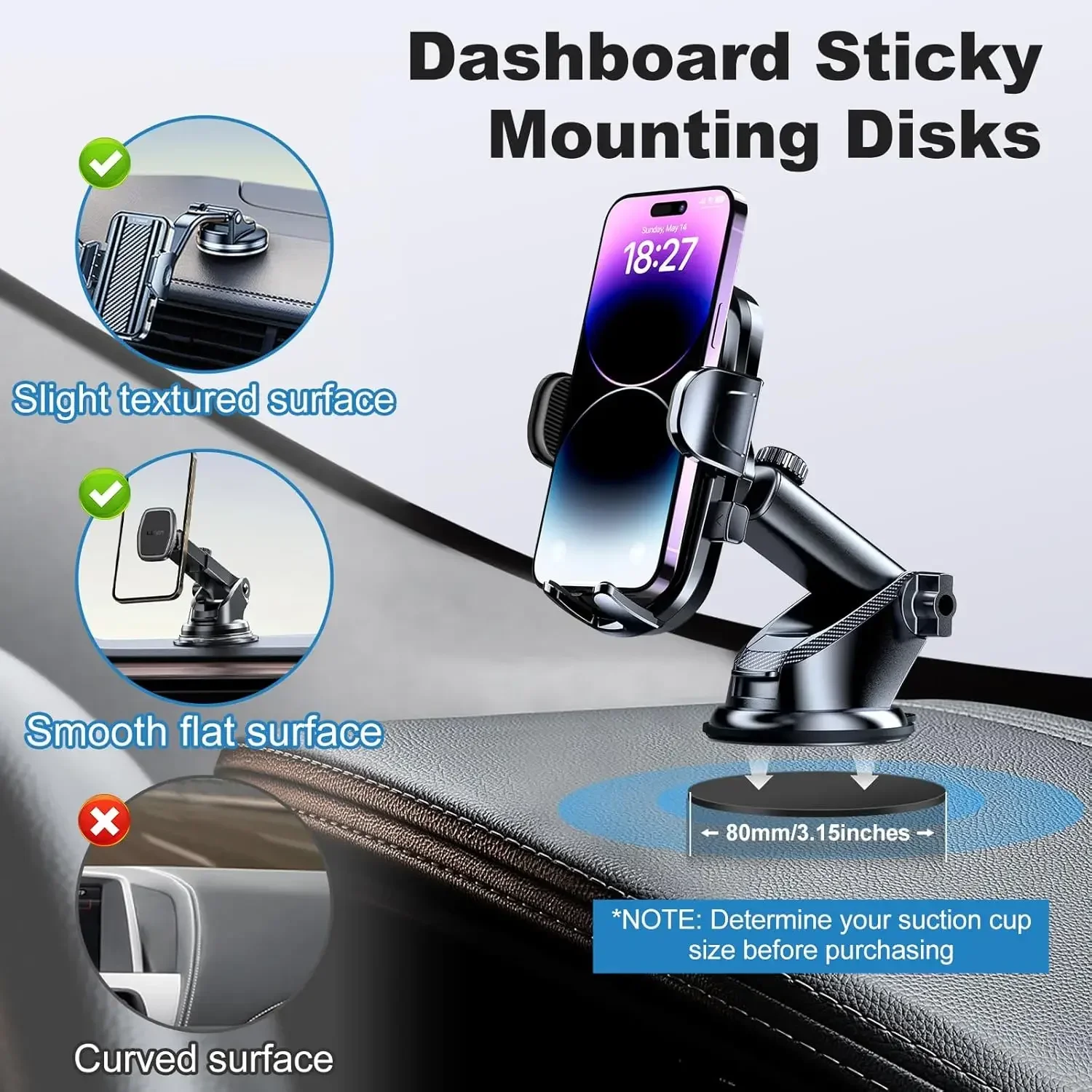 Universal Dashboard Adhesive S - Phone Accessories Japan ulasan dan harga