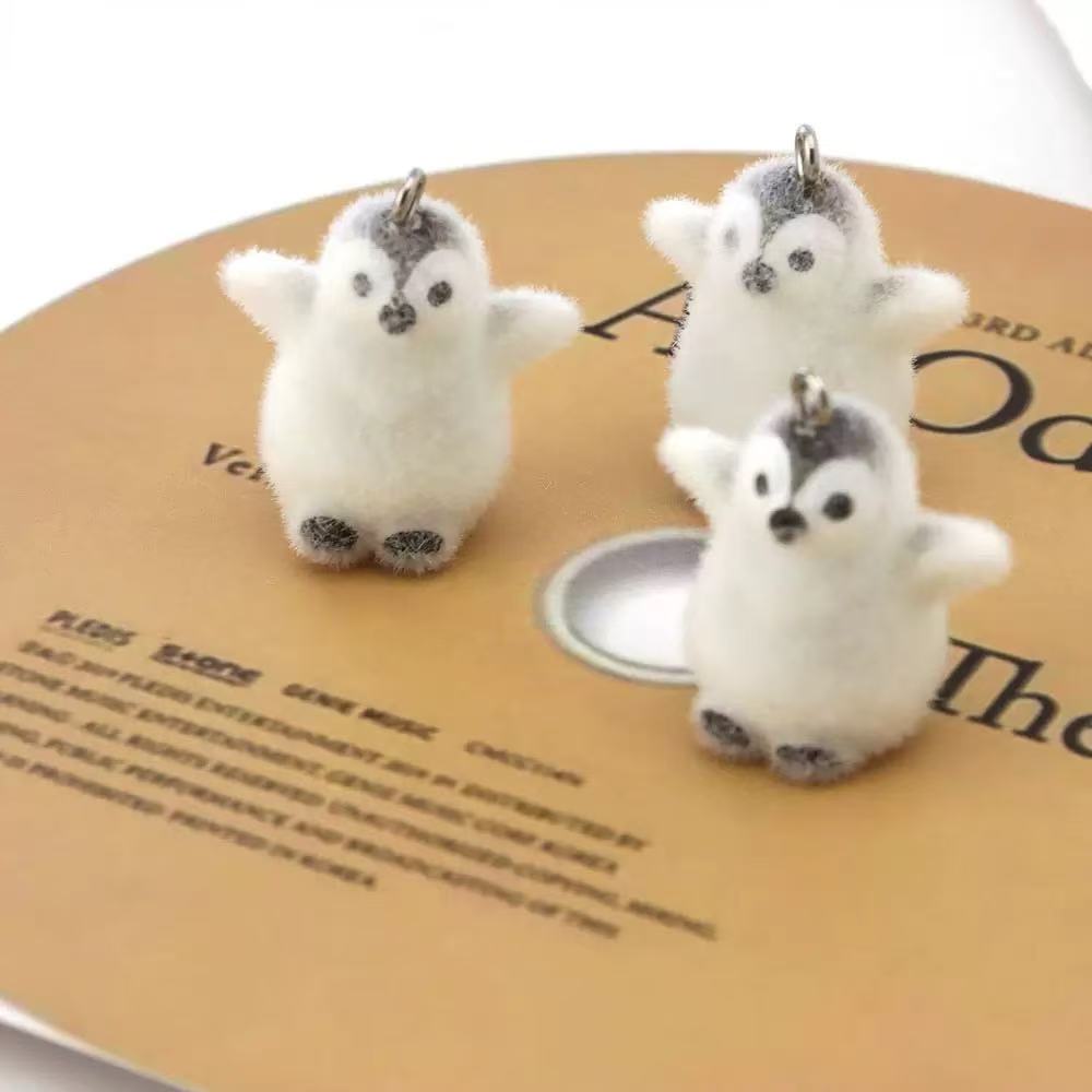 5pcs Flocking Small Penguin Re - Phone Accessories Jewelry ulasan dan harga